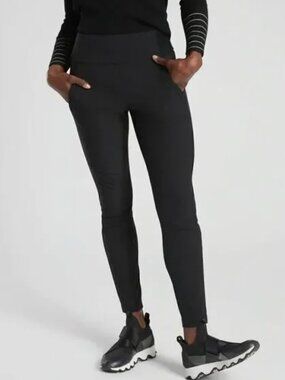 ATHLETA Headlands Hybrid Trek Tight Black Size 10